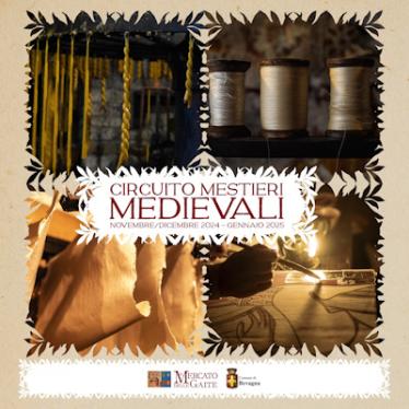 playbill Circuito dei Mestieri Medievali - Bevagna